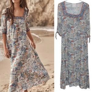 Johnny Was Velma print maxi dress